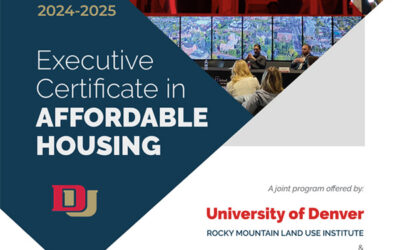 DU, Daniels Launch Certificate Program in Affordable Housing 