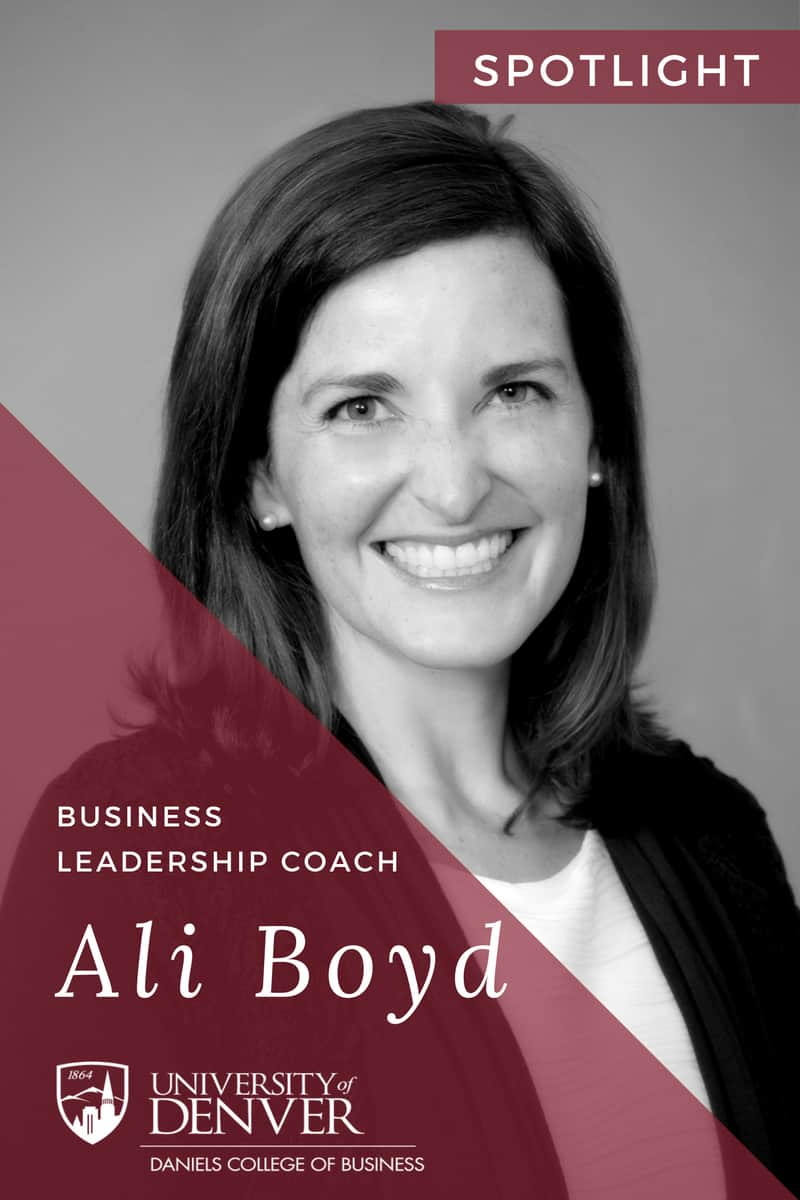 Getting To Know Business Leadership Coach Ali Boyd At The Denver MBA