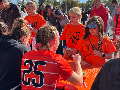 Student’s Nonprofit Builds Participation in Girls Sports