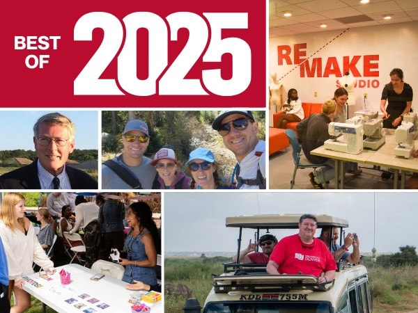 A collage of images from articles found in the Best of 2025 list.