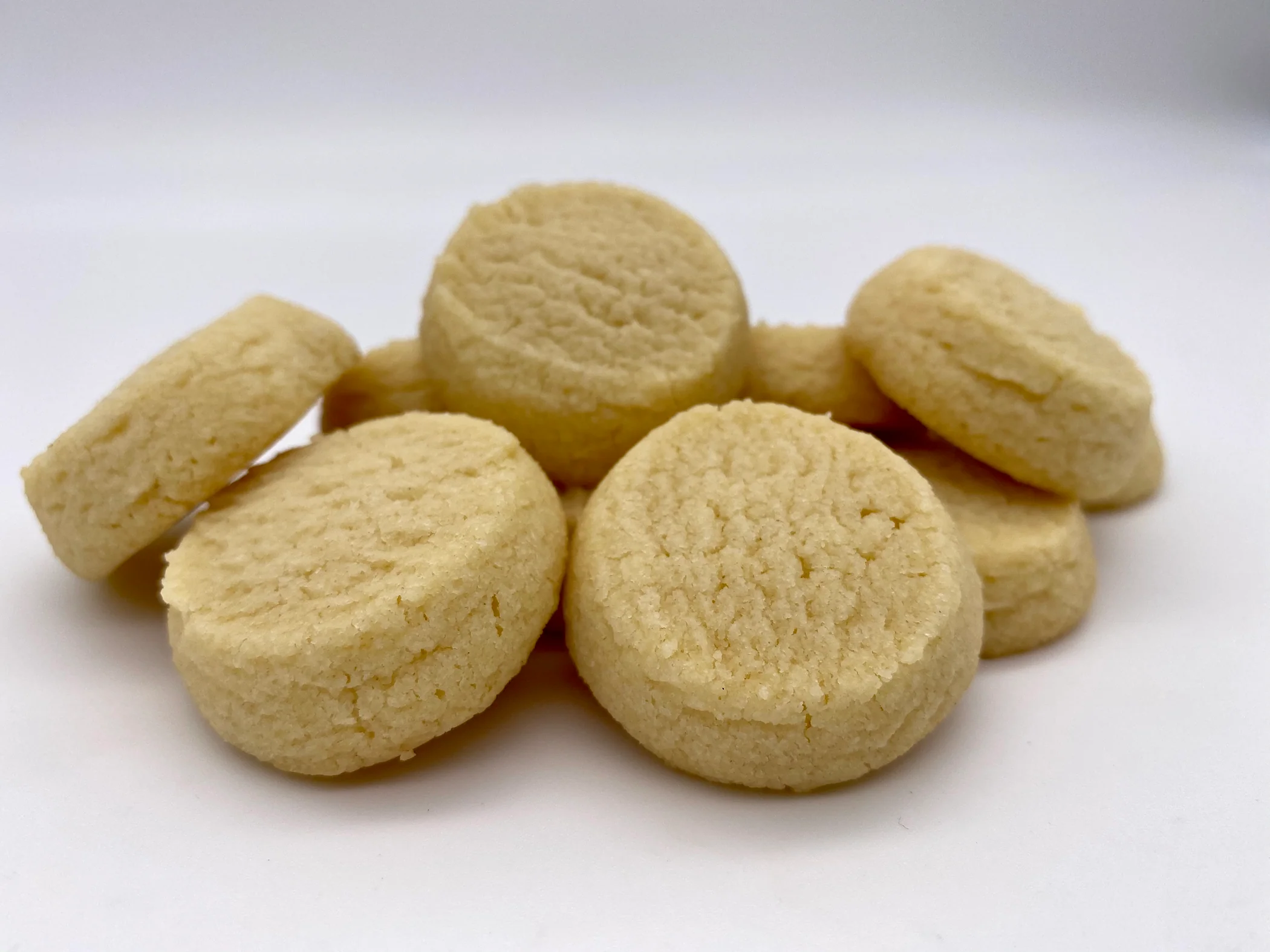 McTavish-Shortbread A pile of shortbread cookies