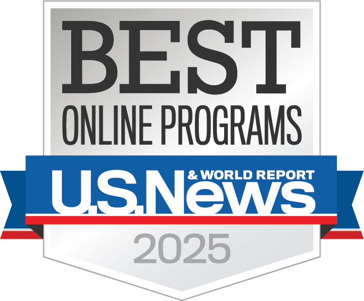 Best Online Programs U.S. News and World Report 2025 badge