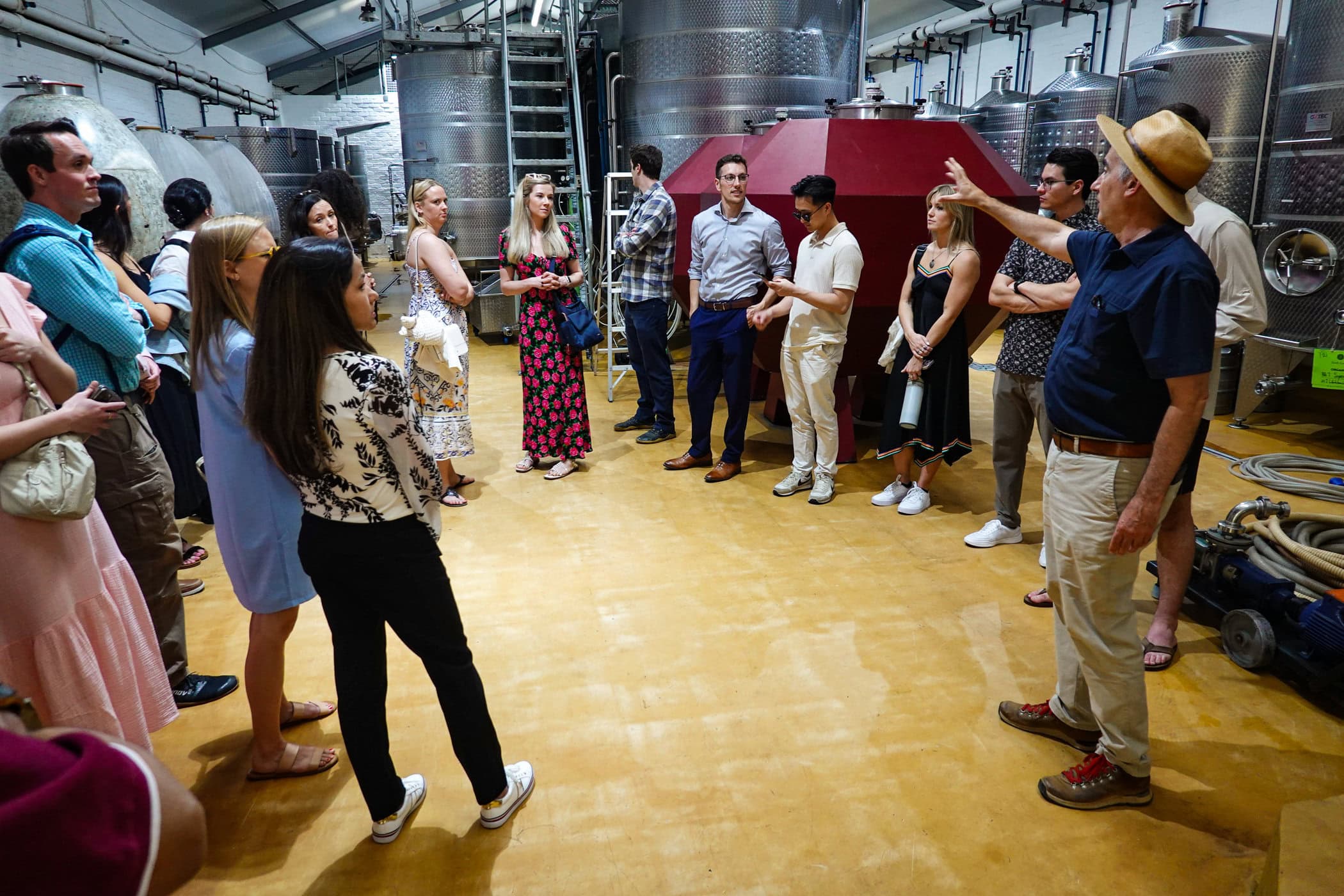 PMBA students engaging with a company in South Africa.