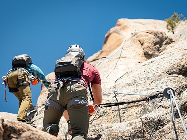 Fixed-rope Climbing Course Sets DU Apart