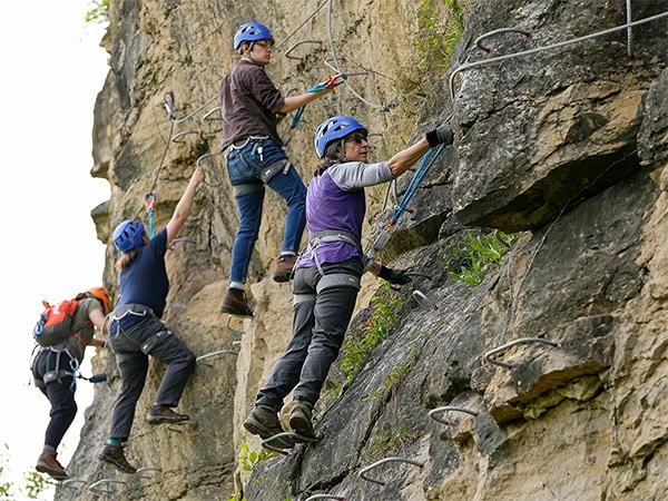 Via Ferratas Take Kennedy Mountain Campus to New Heights