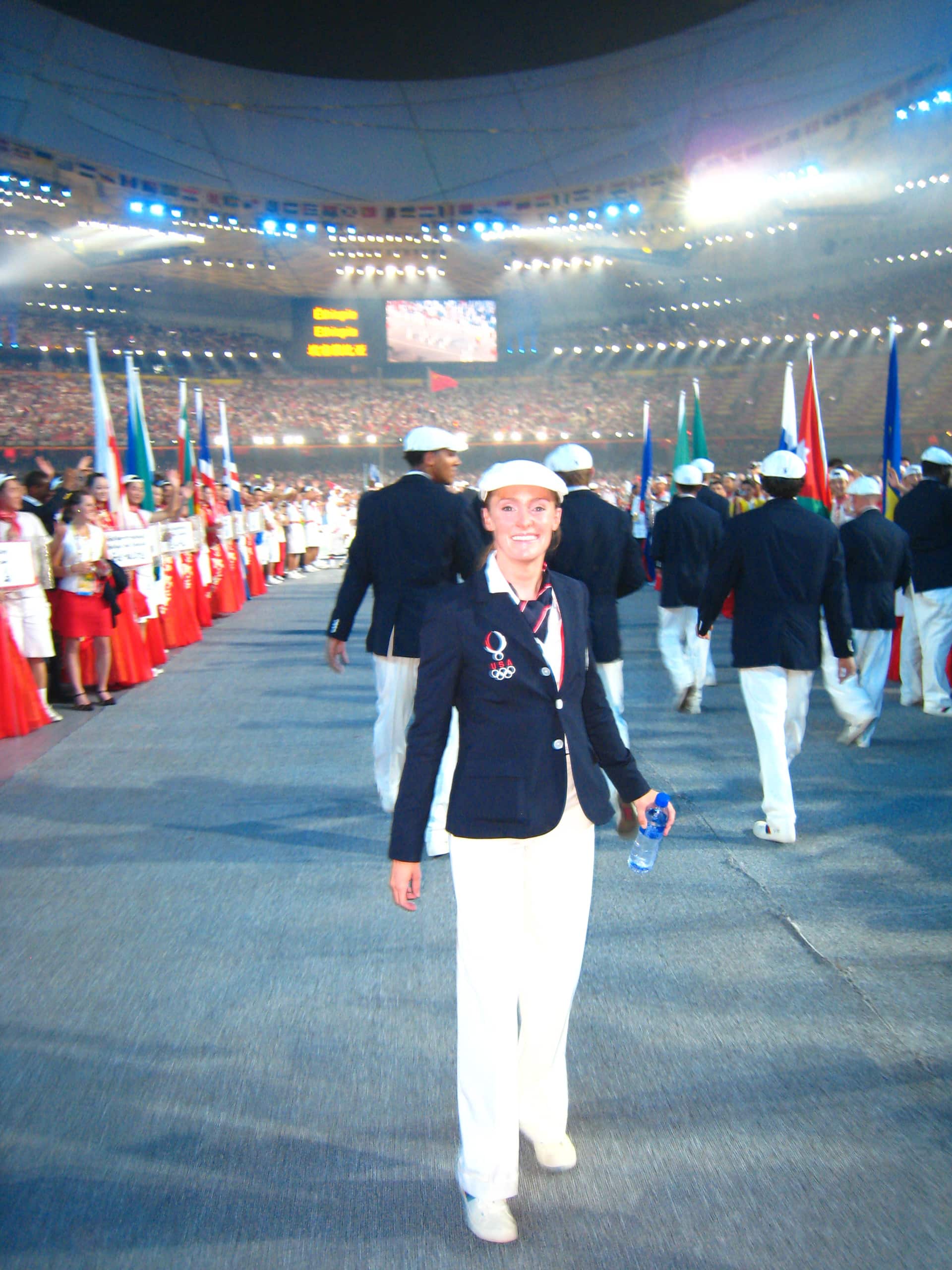 Janet Redwine at Olympics opening ceremony