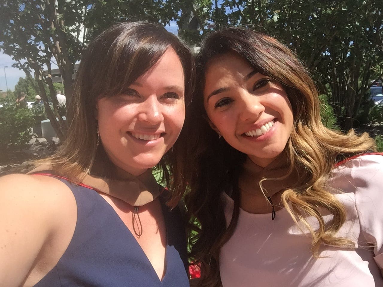 Two women from PMBA 20 cohort