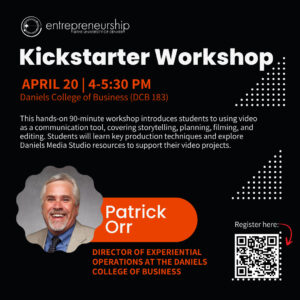 Kickstarter Workshop Spring 2026