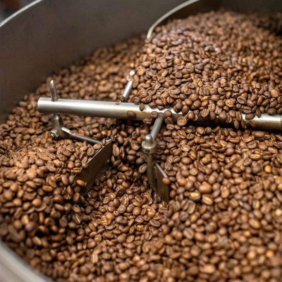 Roasting coffee beans